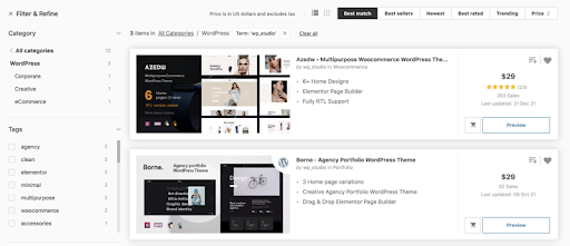 Premium themes for best marketplace